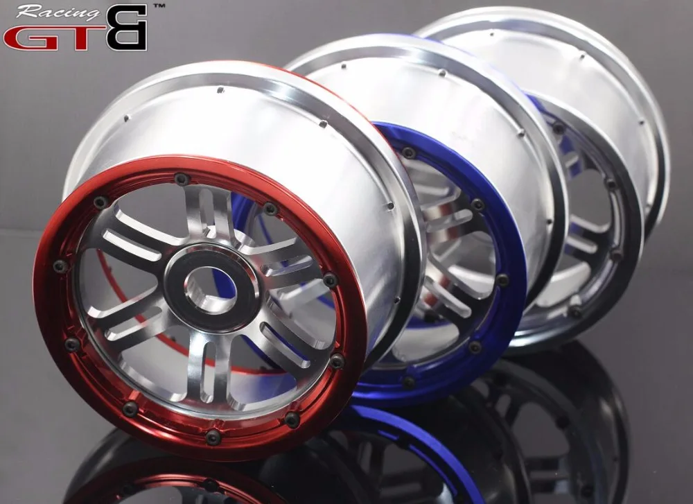 CNC сплав колеса Ступицы обода колеса для Losi 5 t 5ive-t 1/5 rc автомобиля
