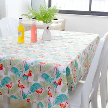 Cartoon Cats Tablecloth Cotton Linen Dinner Table Cloth Cute Thicken Dust-proof Table Cover for Home Decoration