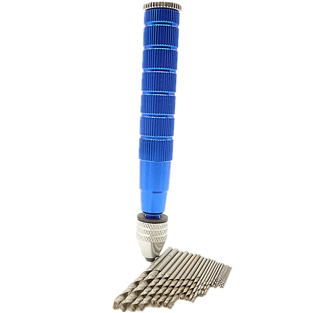 Mini Micro Aluminum Hand Drill With Keyless Chuck