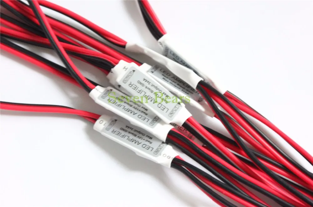 Controlador de Amplificador de Led Acessórios de Potência Usado por Tira de Led Peças 1 Canal 12a Mini Cor Única 10 20 12v Dc24v 2 High Quality Luzes e Iluminação