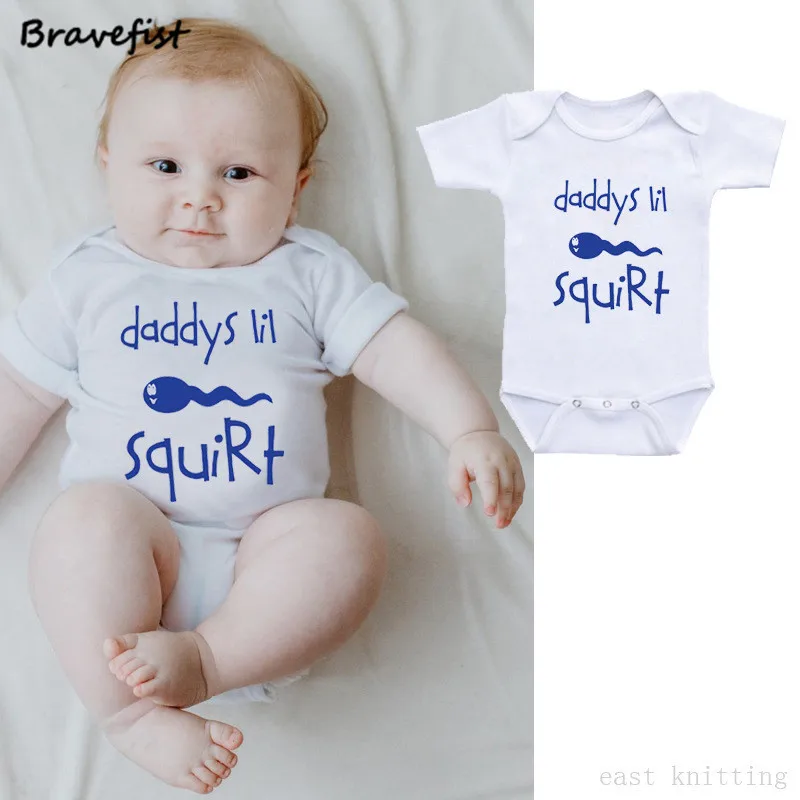Newborn Baby Girls Bodysuit Short-Sleeve Onesie We Love Pizza Print Outfit Winter Pajamas