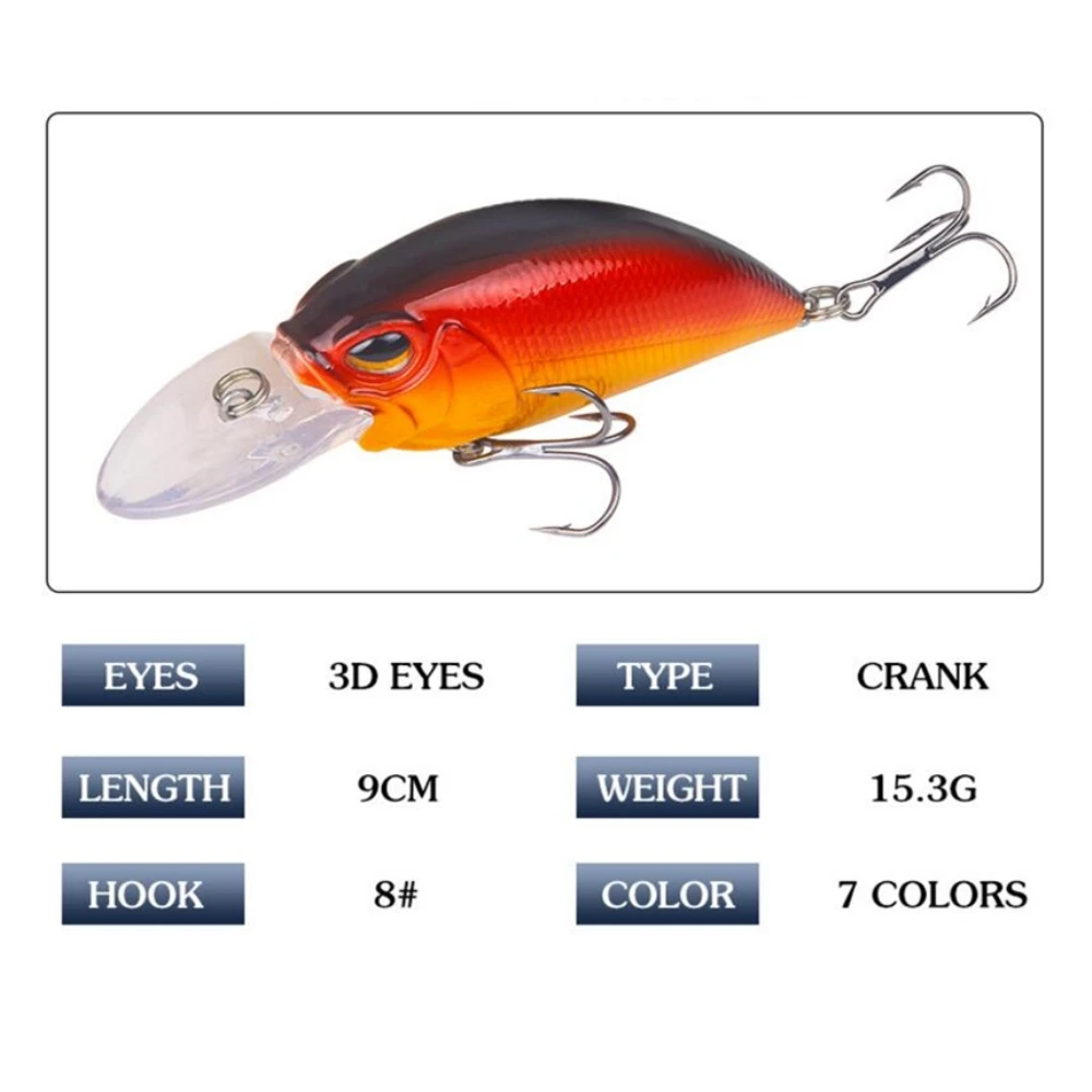 1 قطعة/الوحدة 15.3 جرام 9 سنتيمتر أسماك الصيد السحر الطعم الثابت إيسكا الاصطناعي Wobblers Crankbait الصيد معالجة الشتاء 3D عيون البلاستيك Pesca 1 قطعة/الوحدة 15.3 جرام 9 سنتيمتر أسماك الصيد السحر الطعم الثابت إيسكا الاصطناعي Wobblers Crankbait الصيد معالجة الشتاء 3D عيون البلاستيك Pesca