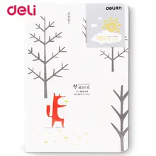 Deli 1 шт. блокнот канцелярские принадлежности с изображениями в Корейском стиле Европейская ретро бумажная Обложка DIY Дневник милый блокнот винтажный Еженедельный блокнот