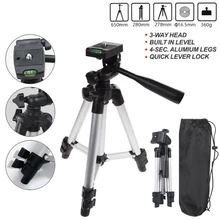 KIDNIU Universal Portable Tripod Aluminum Phone Tripod & Bag for iPhone Samsung Cell Phone Compact Camera Free Shipping