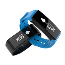 Спорт T2 Bluetooth Водонепроницаемый Артериального Давления Монитор Сердечного ритма Смарт-Группы Крови Кислородом Наручные Часы Браслет для IOS Android
