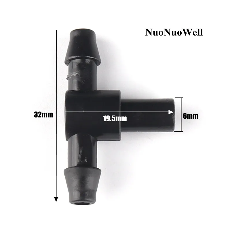 500 шт. 4/7 мм шланг тройники 6 мм плоский разъем соединения домашний садовый капельный автоматическая система орошения полива Системы разъем для распылителя
