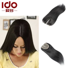 Brazilian Straight Lace Closure Bleached Knots Free Middle 3 Part Closure Best Quality 4*4 Brazilian Virgin Hair Lace Closure