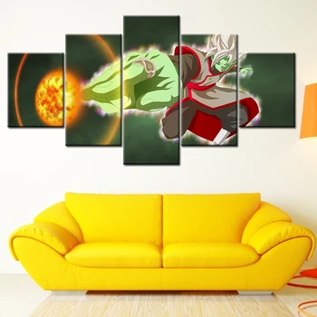 

Modular Canvas Pictures Painting Home Decoration 5 Panel Dragon Ball Z Goku Prints Poster For Living Room Wall Artwork Framework