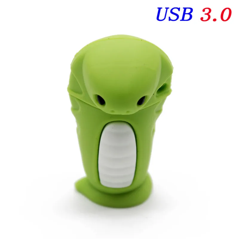 JASTER Китайский Зодиак флеш-накопитель USB 3,0 диск животных Зеленая змея/курица/кролик/лошадь/обезьяна карта памяти Флешка 4 Гб до 64 ГБ - Цвет: T7