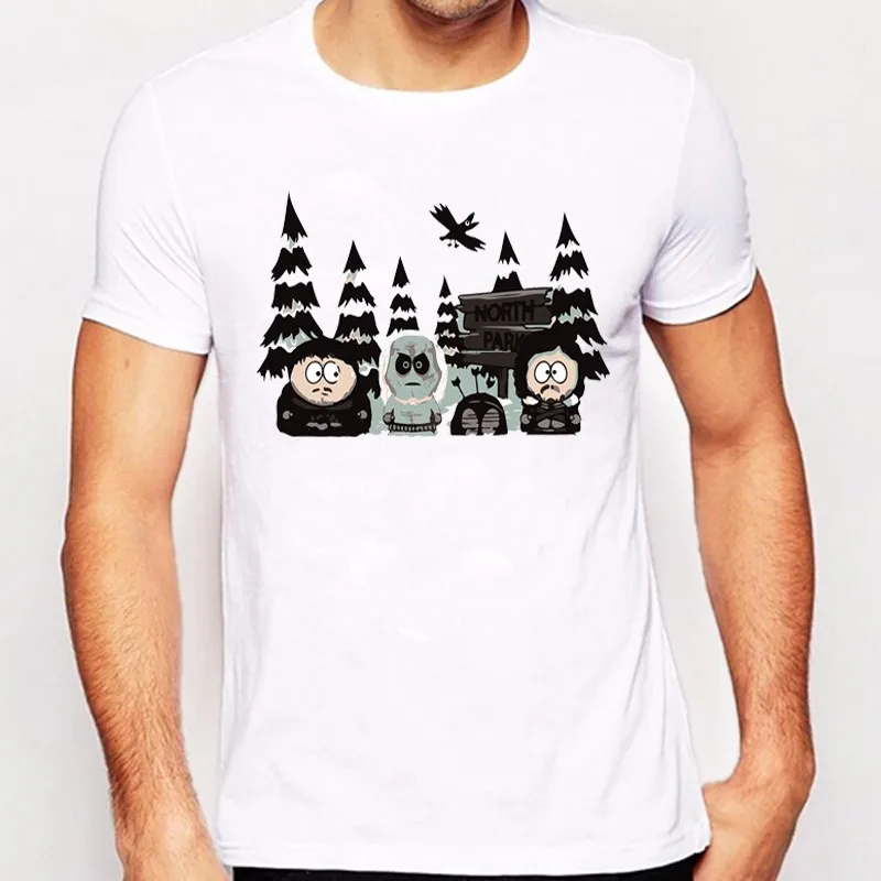 Creative Art Design Cartoon Game Of Thrones South Park Printed T Shirt Ebay