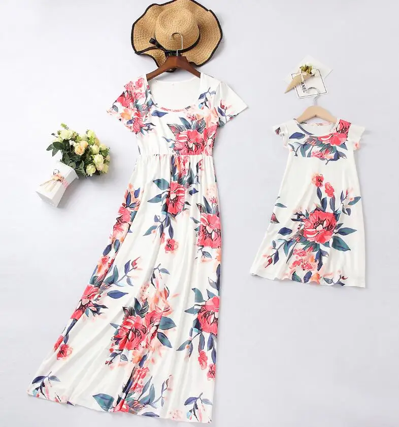 Коллекция года, осеннее платье для маленьких девочек милое детское платье Модная одежда с цветочным принтом выберите размеры