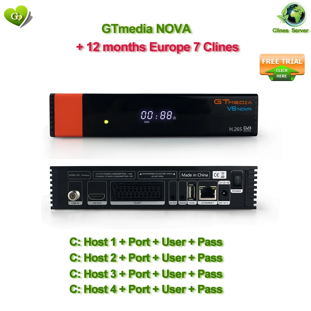 Freesat GTmedia V8 Nova satellite receptor FTA DVB-S2 1080p Full HD 3G IPTV Satellite Receiver Europe clines built-in Wifi Freesat GTmedia V8 Nova satellite receptor FTA DVB-S2 1080p Full HD 3G IPTV Satellite Receiver Europe clines built-in Wifi