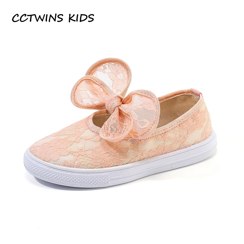 

CCTWINS Kids Shoes 2019 Spring Girls Fashion Clearance Bow Shoes Baby Princess Sport Sneakers for Children Casual Trainer FC2524