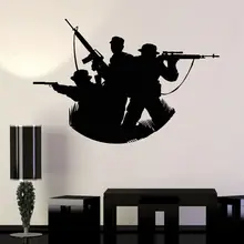 Vinyl Wall Decal Soldiers Silhouette Wall Sticker Military Art Home Decoration Accessaries War Soldiers Vinyl Wall Mural AY1033 Vinyl Wall Decal Soldiers Silhouette Wall Sticker Military Art Home Decoration Accessaries War Soldiers Vinyl Wall Mural AY1033