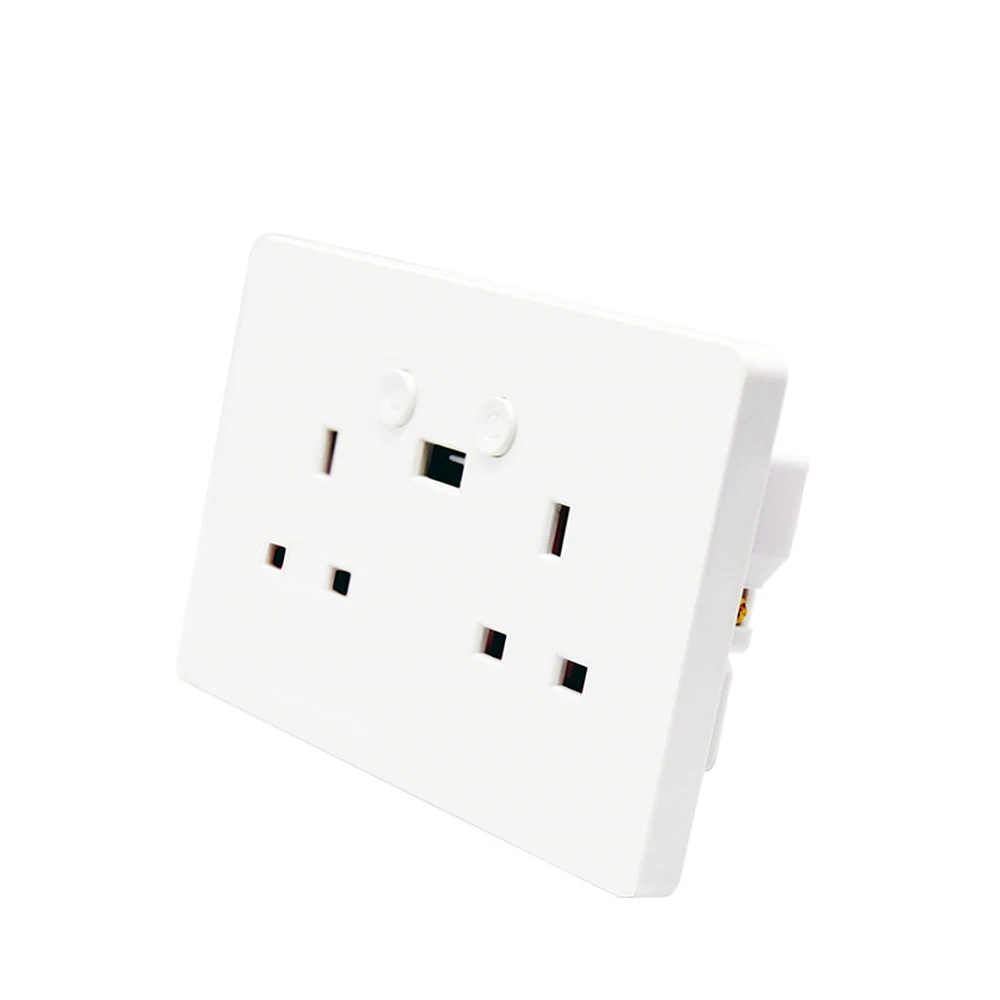 Умная Настенная Розетка WiFi UK-Plug USB Alexa APP Outlet для дома