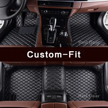 

Customized car floor mats for Nissan GT-R GTR R35 high quality luxury all cover leather car styling anti slip rugs carpets liner