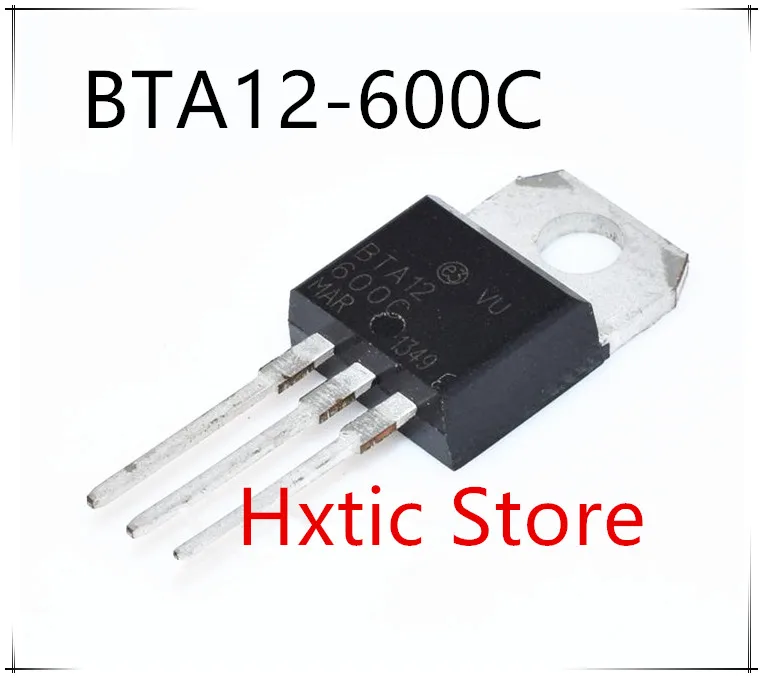 10pcs BTA12-600SW BTA12-600SWRG BTA12 600SW TRIAC ST TO-220