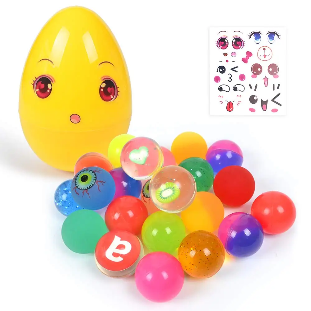 

30 Pcs Floating Bouncy Balls 32mm (1.2 inches ) ICY Super Balls Bulk Party Favors Filler for Vending Machines Kids Novelty Gifts