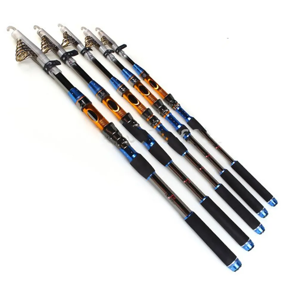 Superhard! 3.6M Telescopic Fishing Pole Spinning Baitcasting Carp
