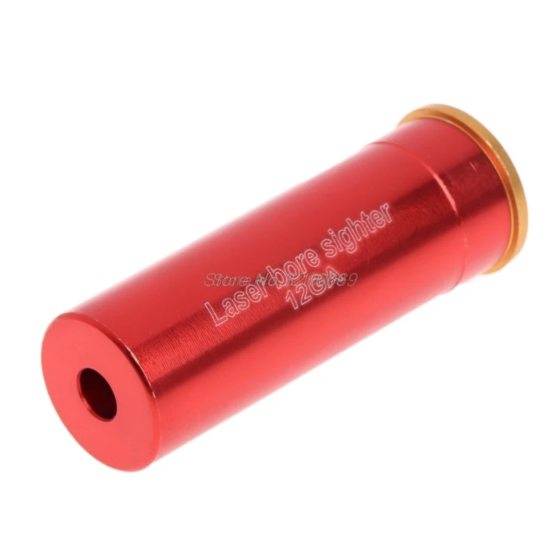 

OOTDTY Red Dot Laser Bore Sight 12 Gauge Barrel Cartridge For 12GA Caliber Laser Wavelength 635-655nm Sep29 Drop Ship