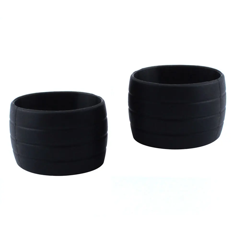 

2PCS Loop Sleeve Anti-slip Wrap Belt Cycling Soft Tape Road Bikes Fasten Silicone Fixing Ring Elastic Round Bicycle