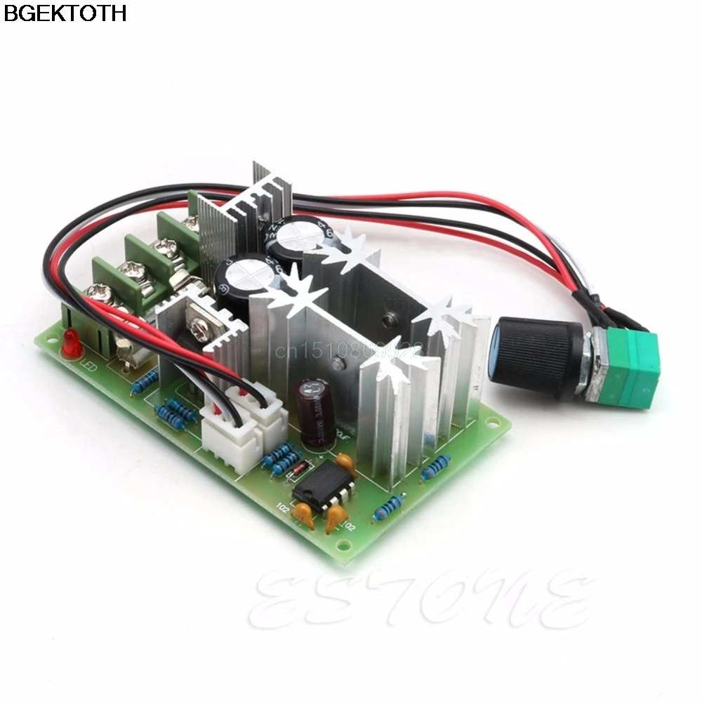 

1set Universal 20A DC10-60V PWM HHO RC Motor Speed Regulator Controller Switch New