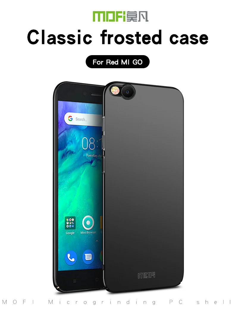 Чехол MOFI для Xiaomi Redmi GO, ультра тонкий жесткий чехол для телефона Xiaomi Redmi GO