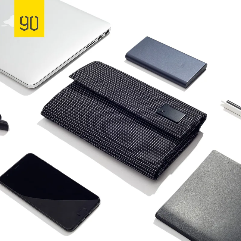  NINETYGO 90FUN Digital Storage Bag Waterproof Big Capacity USB disk mobile phone Business Casual Tr