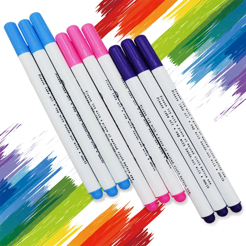 

2pcs High Qulity Disappearing Pen Auto Vanishing Pen Water Marker Marking Pen Erasable Pen