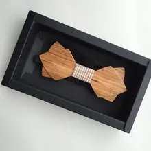 Новинка, модные мужские s деревянный лук Галстуки Для Свадьба Вечерние Индивидуальные мужские рубашки деревянные Галстуки Галстук-бабочка из древесины