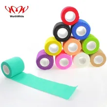 Стоящий 5 шт./лот, самоклеющийся эластичный бинт для безопасности и выживания, нетканый материал, набор для экстренных ситуаций на открытом воздухе, SOS 5*450 см