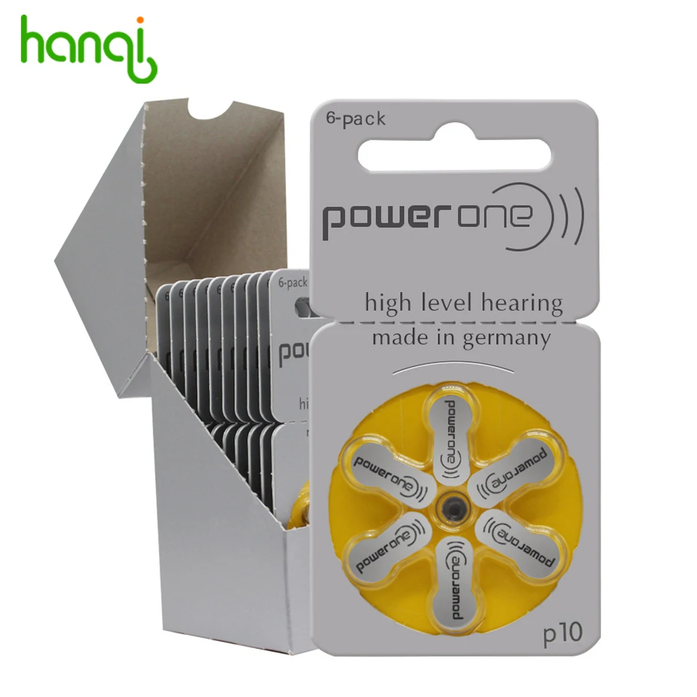 Free Shipping 60pcs High Performance Hearing Aid Batteries A10 10A ZA10