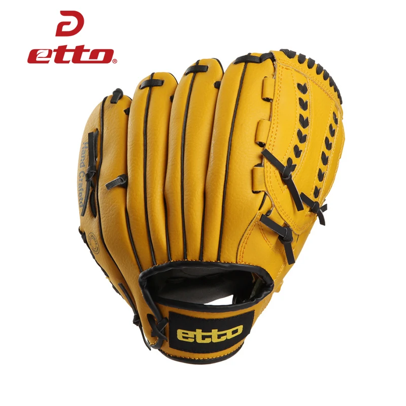 Etto Left Hand 11/12inch High Quality PVC Material Baseball Glove Male