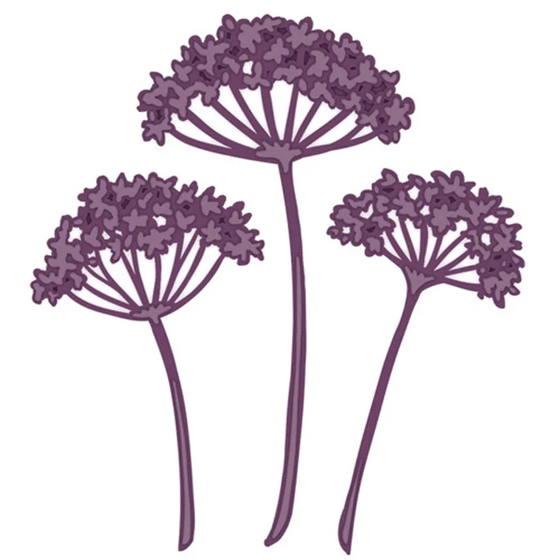 

HamyHo Dandelion Flower Frame Metal Steel Cutting Dies Stencil for Making DIY Scrapbooking Paper Album Card Embossing Dies Craft