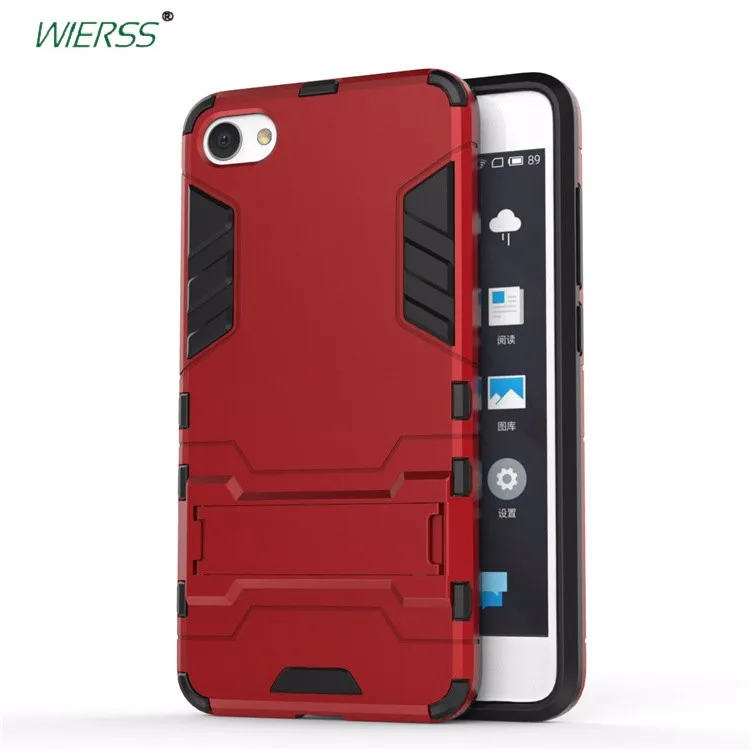 meizu phone case with stones black 3D Shockproof Stand Case for Meizu m6 note Combo Armor CASE Case Cover meizu phone case with stones craft