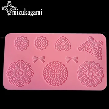 

1pcs UV Resin Jewelry Liquid Silicone Mold Butterfly Flowers Bow Tie Molds For DIY Intersperse Decorate Making Jewelry
