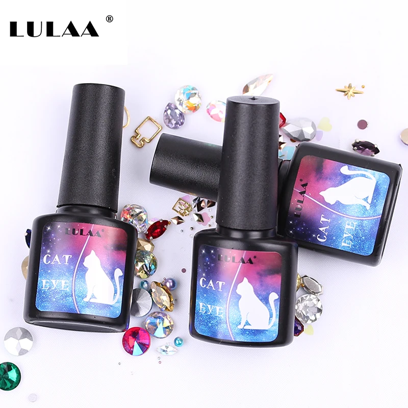 Гель лак для кошачьих глаз LULAA использования с магнитом 3D Полупостоянный УФ