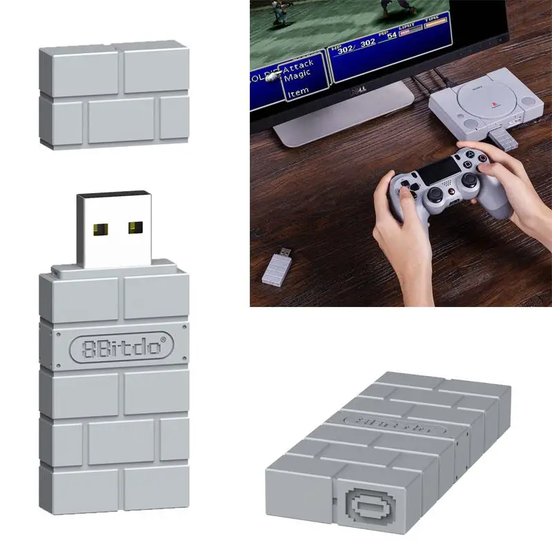 

Portable 8Bitdo USB Wireless Bluetooth Adapter Gamepad Receiver for Windows Mac Switch Xbox one Controller for Nintend Switch