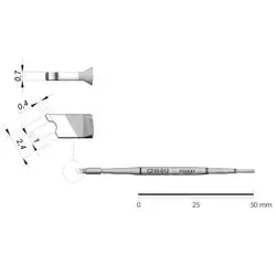 JBC C210-020 картриджи для T210 прецизионный наконечник