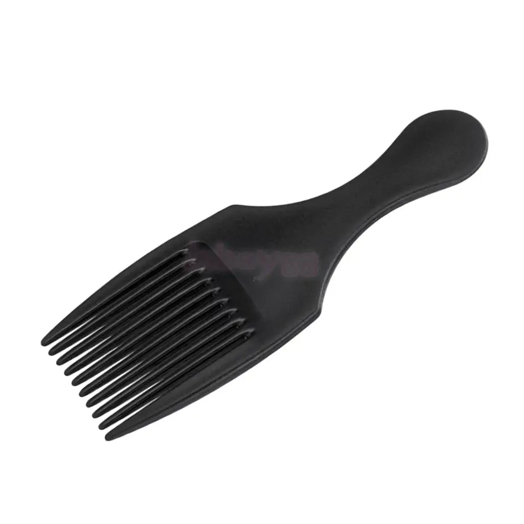 Handheld Afro Hair Pick Lift Comb Long Wide Tooth Curly Hair Comb Men's Oily Hair