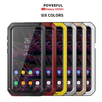 

Full Protective Heavy Duty Protection For Samsung Note10 S10 S10E S9 S9plus S7 S8 S8Plus Luxury Metal for Military Shockproof