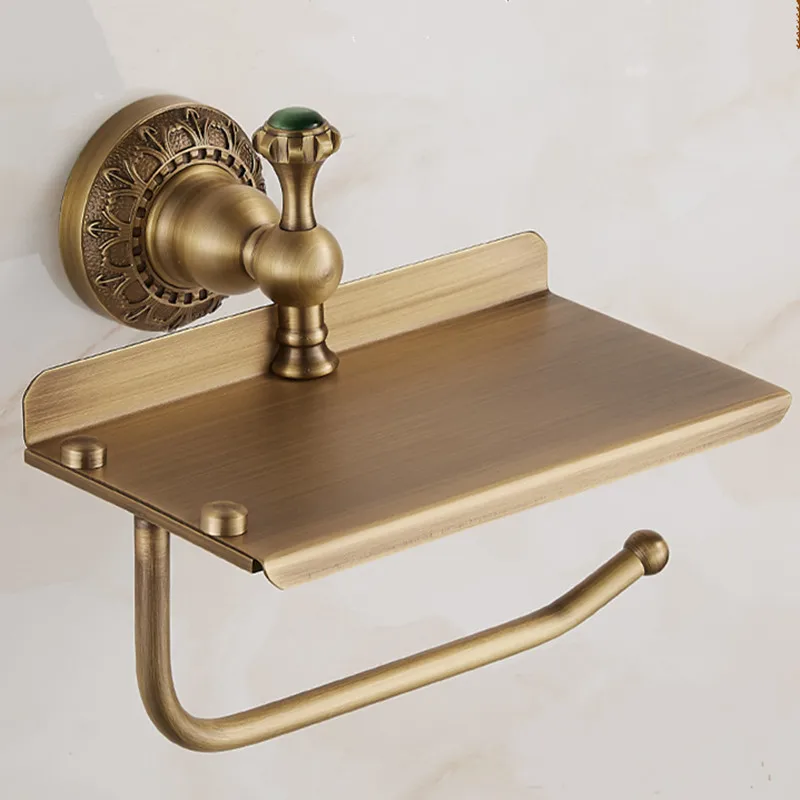 European style embossed toilet paper holder embossed craft wall hook ...