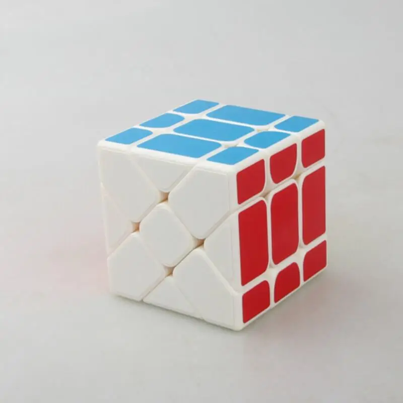Бесплатная доставка скорость 3X3X3 Фишер куб белые кубики скорость обучающий пазл Развивающие игрушки для детей cubo magico