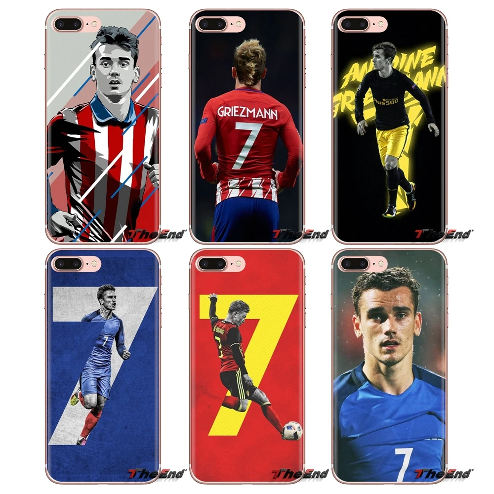 

For Huawei Mate Honor 4C 5C 5X 6X 7 7A 7C 8 9 10 8C 8X 20 Lite Pro footballer Antoine Griezmann Transparent Soft Cases Covers