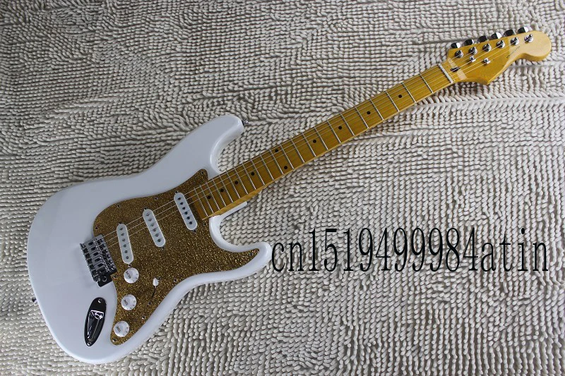 

Factory HOT wholesale Custom Body Stratocaster F ST SSS Electric Guitar in stock @16