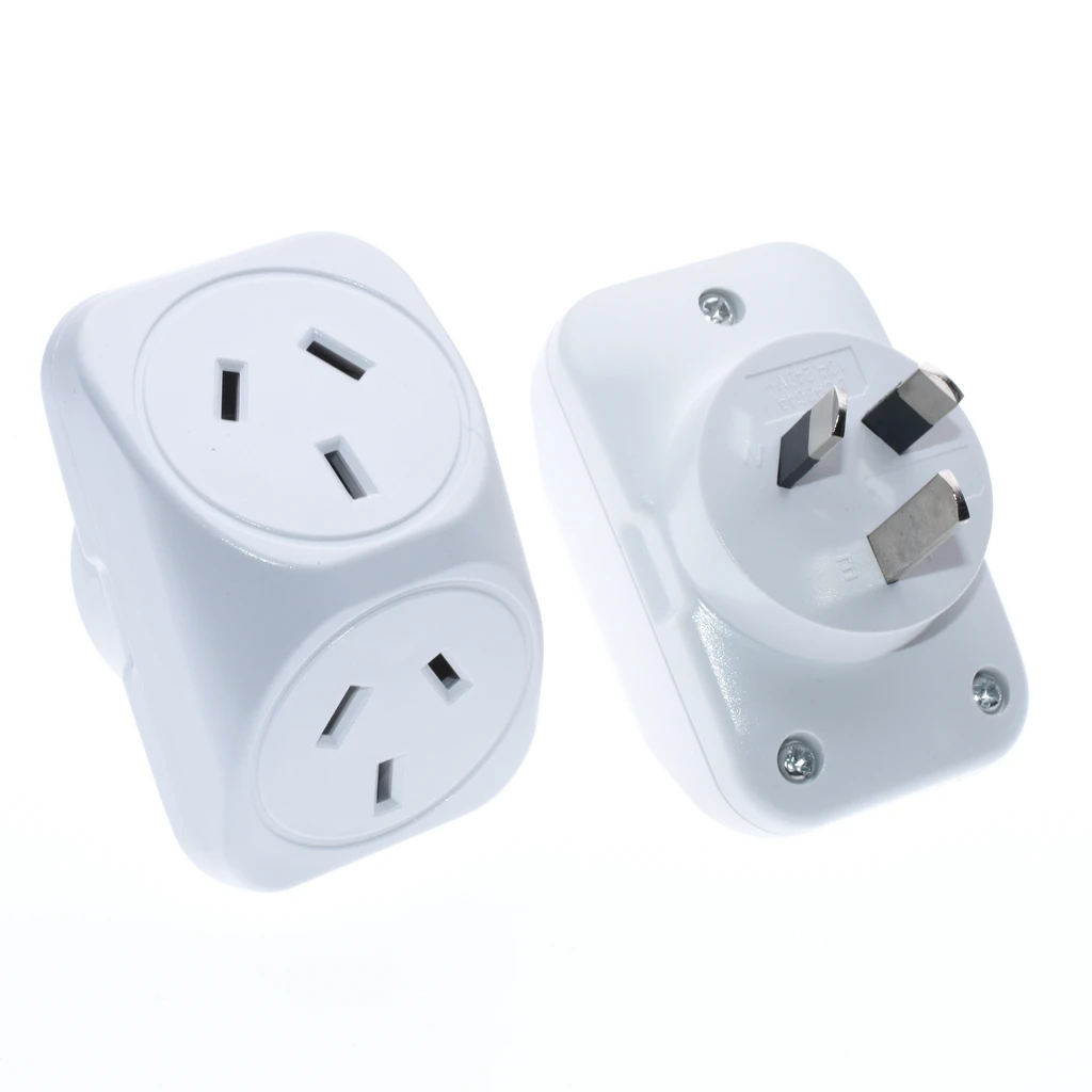 NewZealandChinaAU3PinWallSocketPowerPlugAdapter2Way