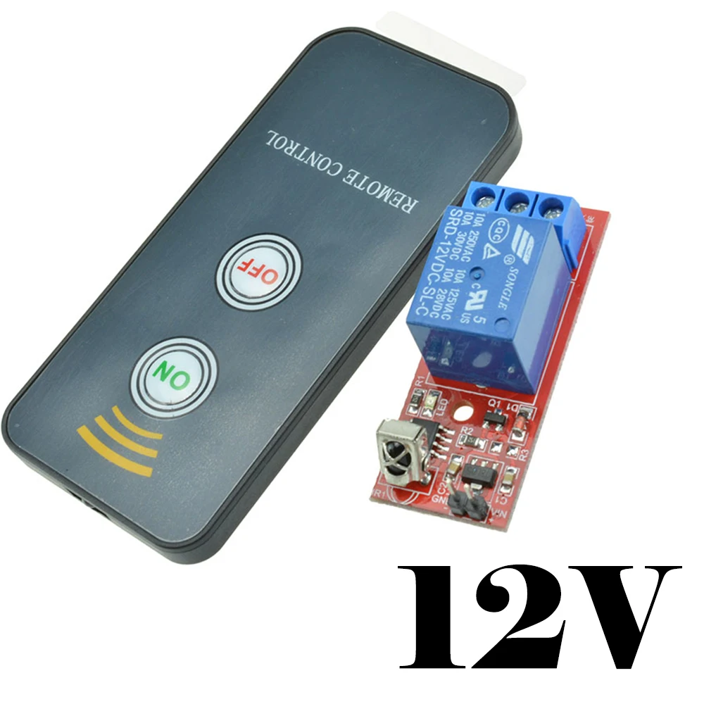 12V One Channel Infrared Switch Relay Driving Module Board Remote Control LED 