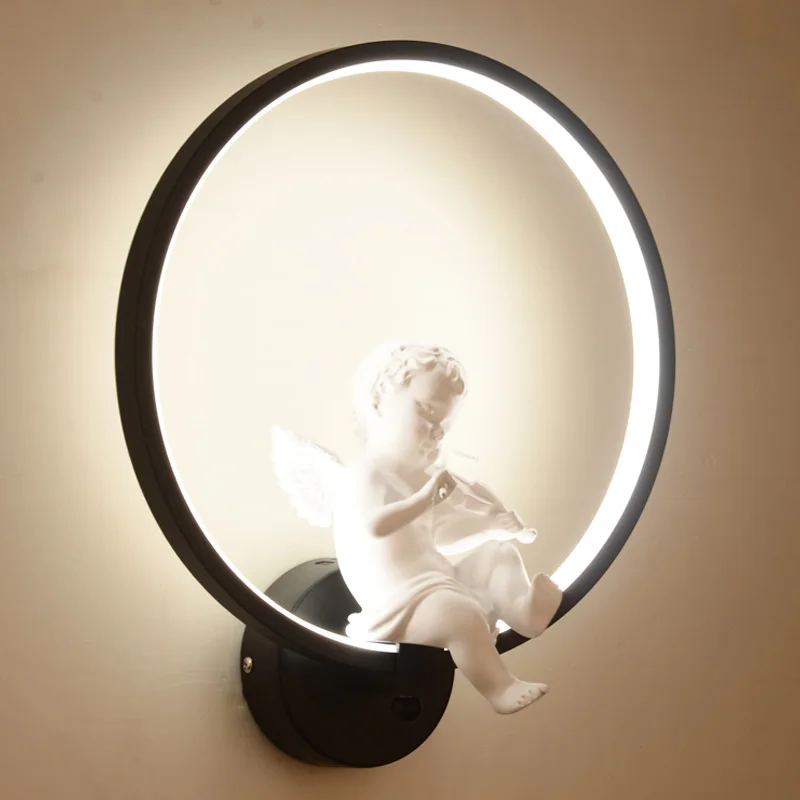 Скандинавский креативный прикроватный настенный светильник для гостиной, спальни
