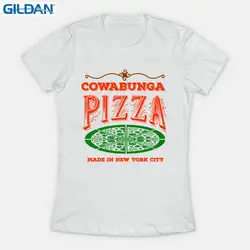 Рубашки Trend Костюмы Экипаж шеи Cowabunga пиццы футболка