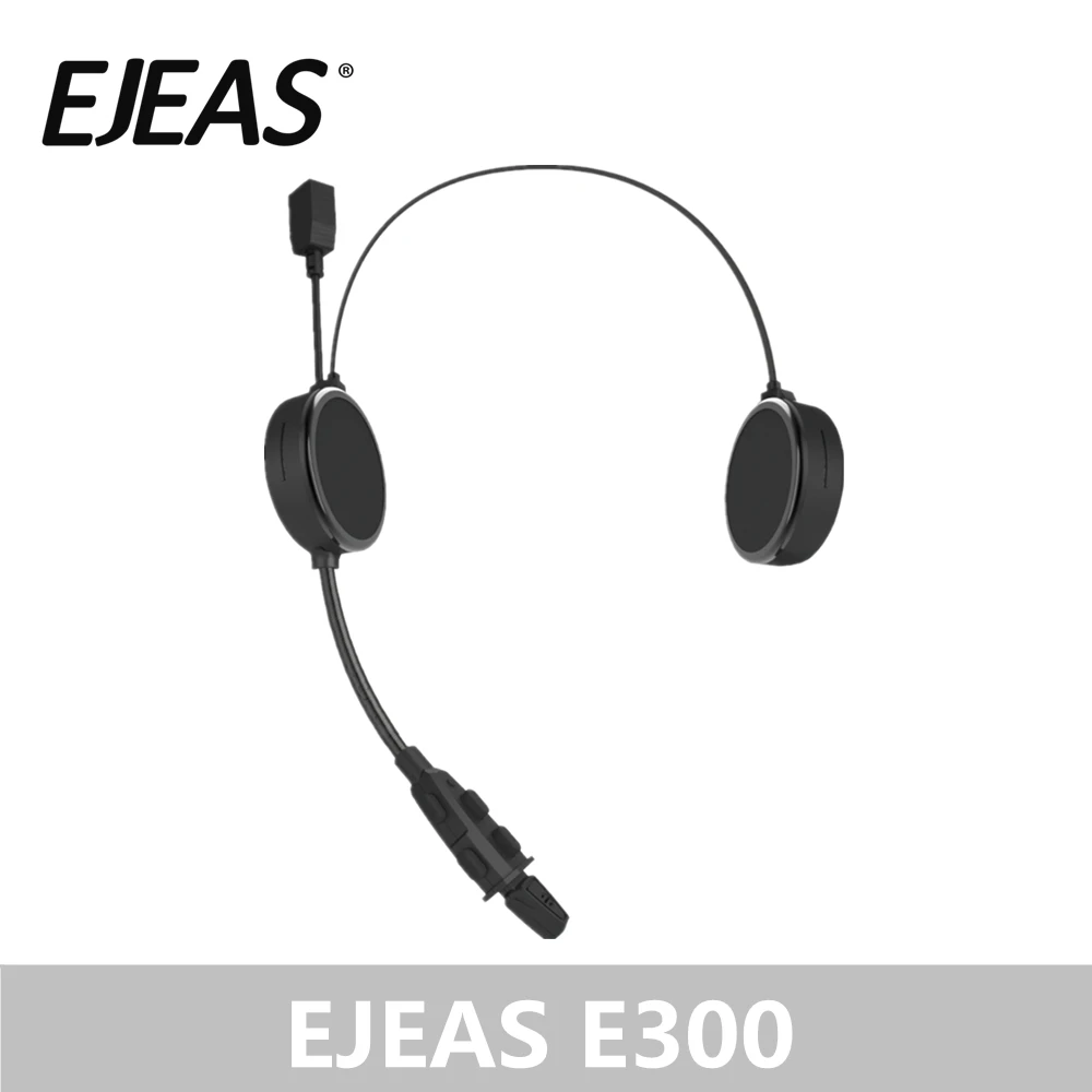 EJEAS E300 Bluetooth 4 2 мотоциклетный шлем наушники домофон AUX 40 мм динамик подключение